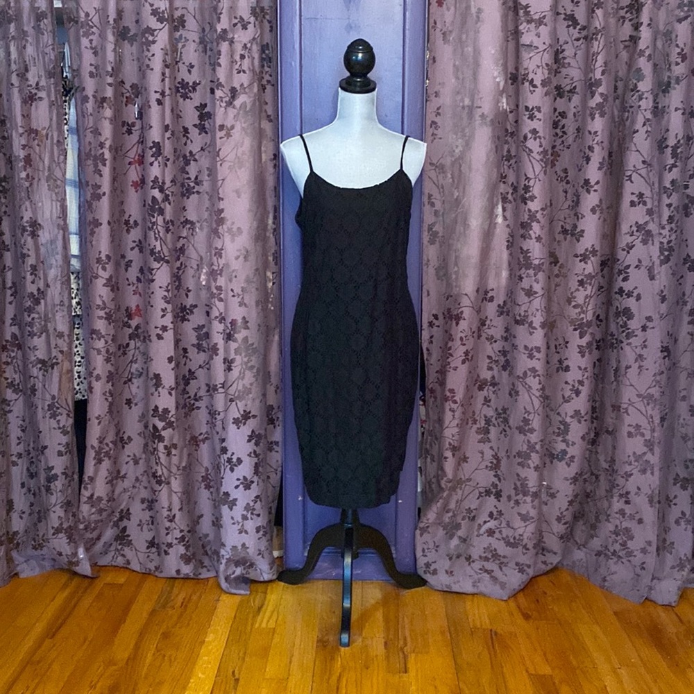 Little black dress.
